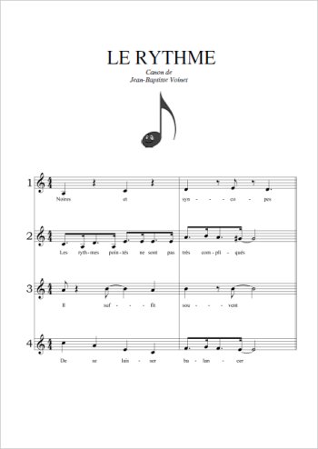 Jean-Baptiste Voinet - Le rythme